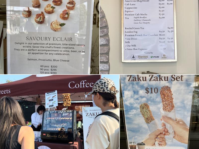 Patisserie Le Pont Menu