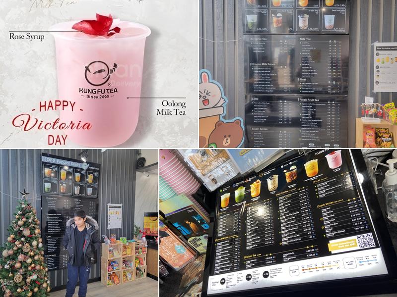 Kung Fu Tea Edmonton Menu