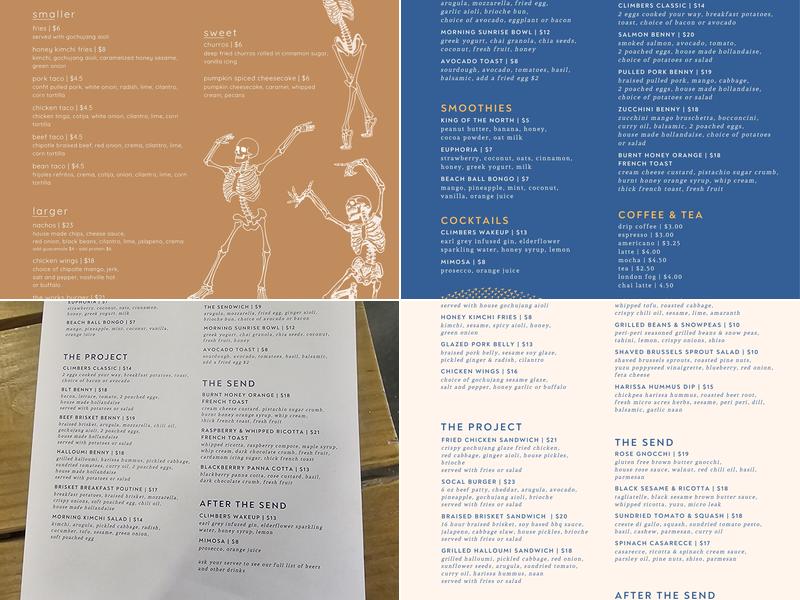 Approach Café and Bar Menu