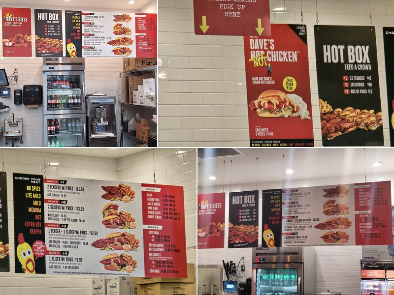 Dave's Hot Chicken Menu