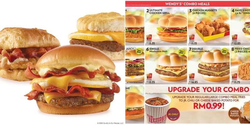 Wendy's Menu