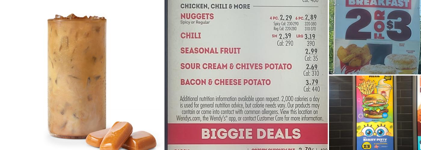 Wendy's Menu