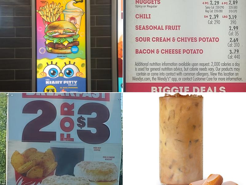 Wendy's Menu