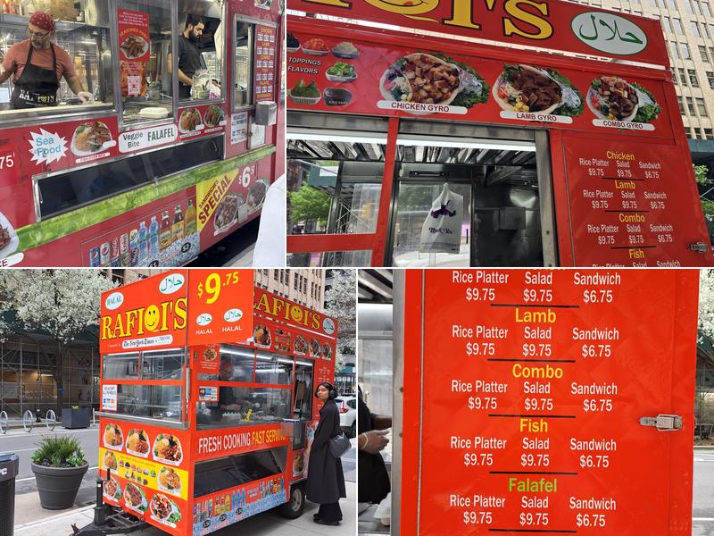 Rafiqi's Halal Food Cart Menu