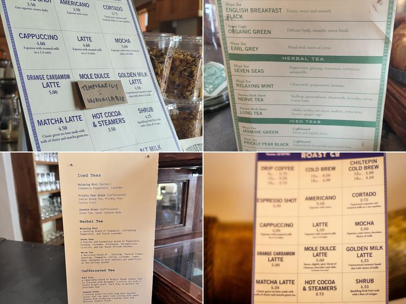 Bar Crisol/Exo Menu
