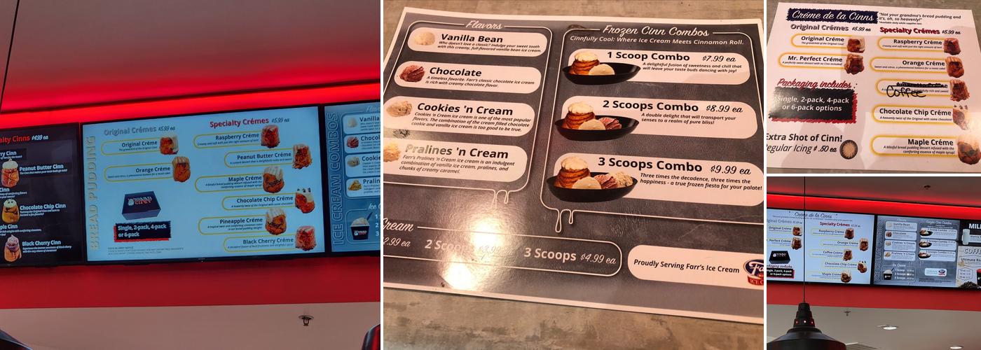 WannaCinn - Red Cliffs Menu