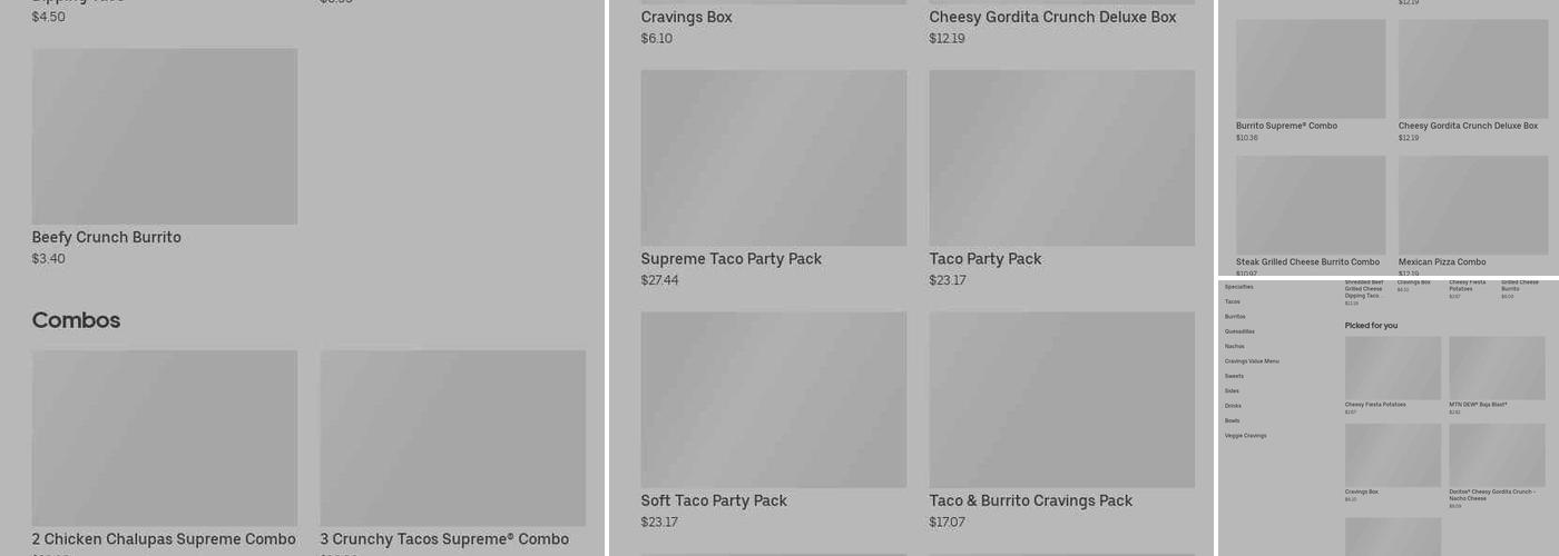 Taco Bell Menu