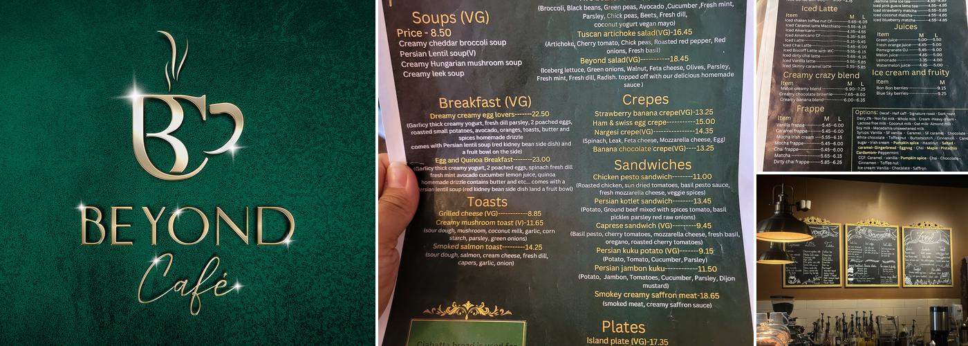 Beyond Cafe Menu