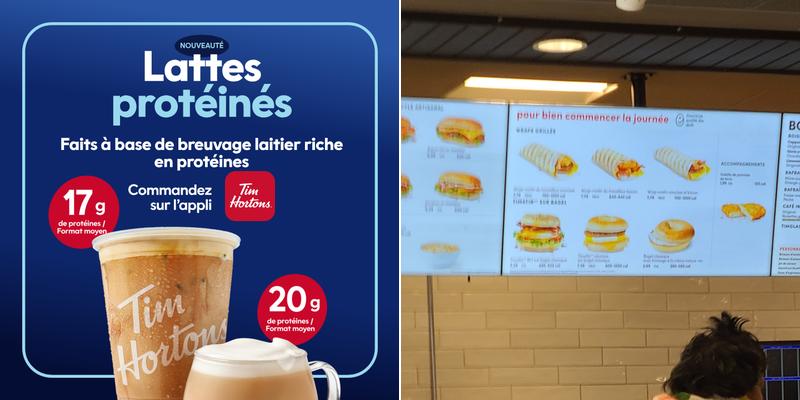 Tim Hortons Menu