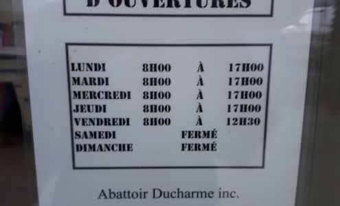 Abattoir Ducharme Inc Saint-alphonse-de-granby