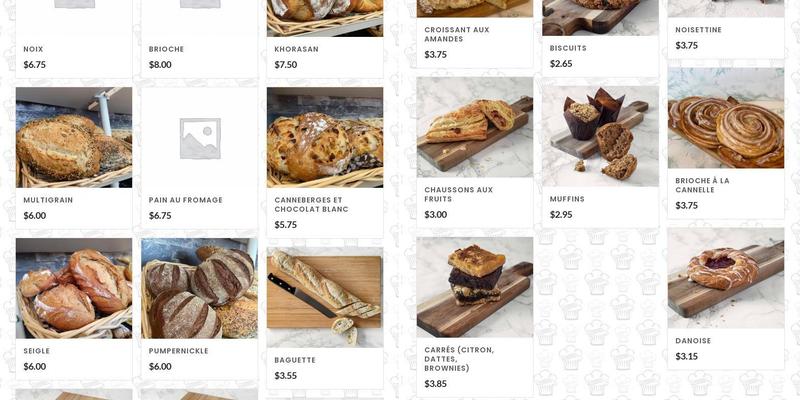 Pâtisserie Obsession Inc. Menu