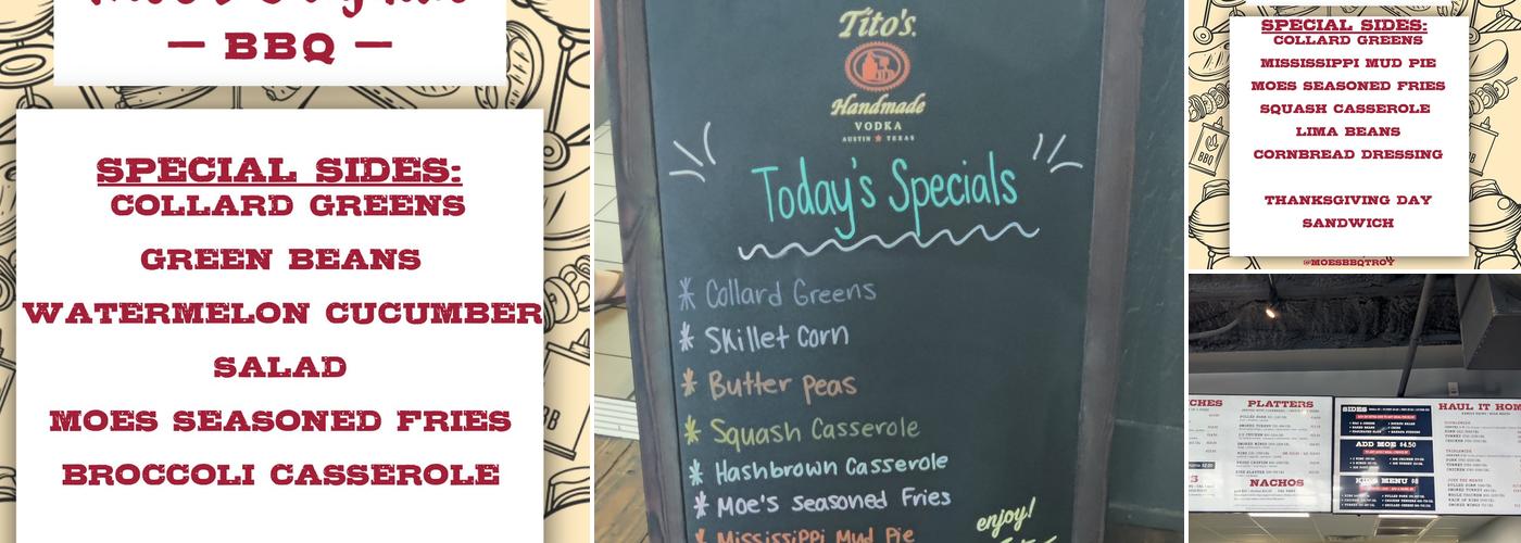 Moe's Original BBQ Menu