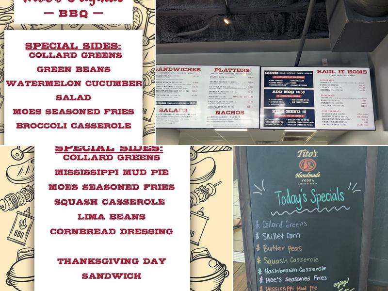 Moe's Original BBQ Menu