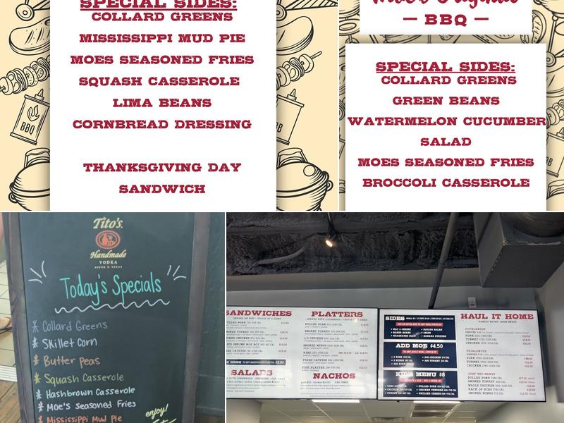 Moe's Original BBQ Menu