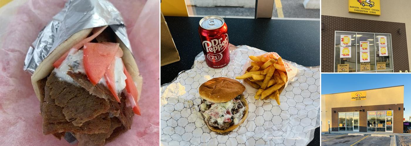 BADA BOOM BEEF, BURGERS, DOGS, & CHICKEN