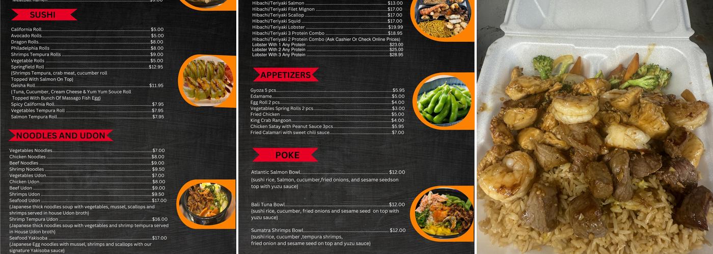 Java Island Kitchen Menu