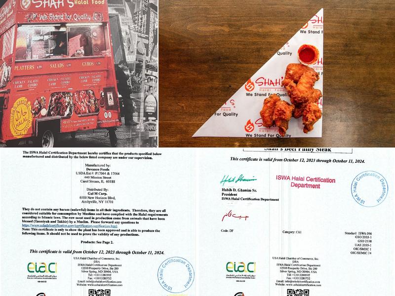 Shah's Halal Food Newington Menu