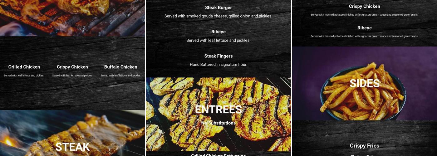 One Guy Steak & Chicken ToGo Menu