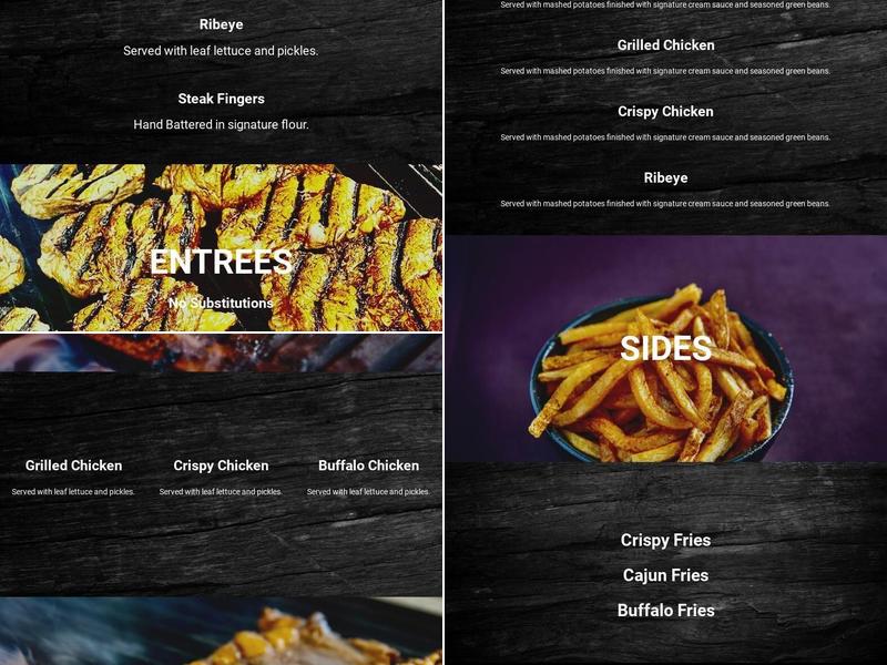 One Guy Steak & Chicken ToGo Menu