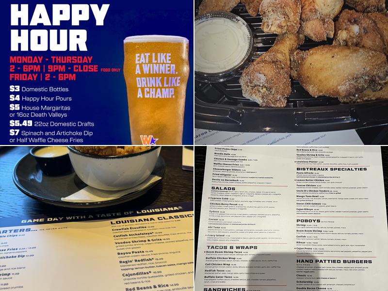 Walk-On’s Sports Bistreaux – Huntsville, AL Menu