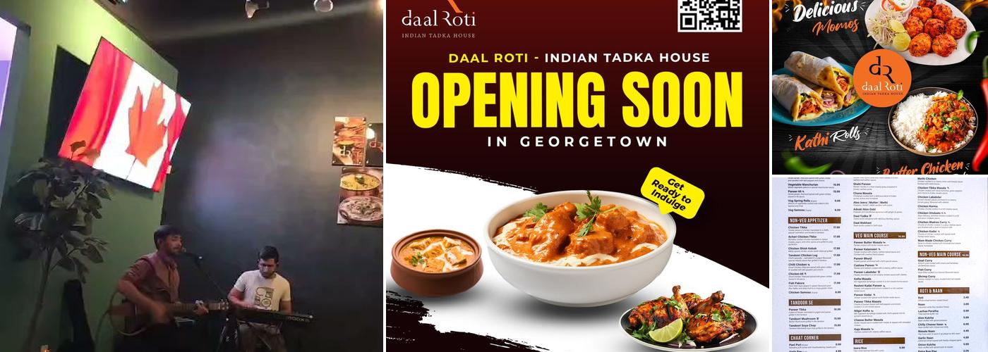 Daal Roti Georgetown Menu