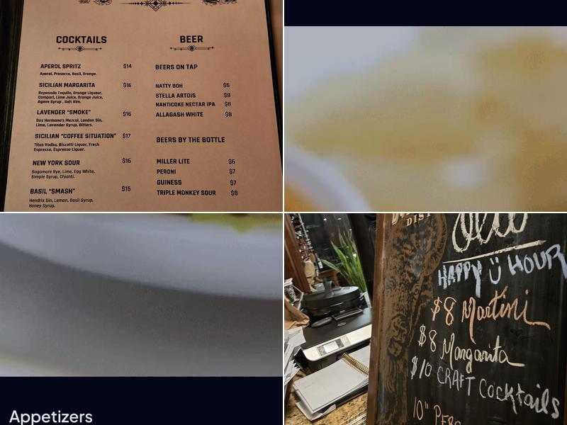 Olio Italian Kitchen Menu