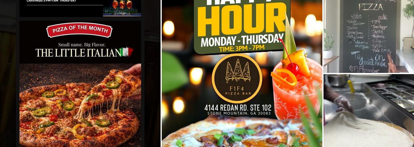 F1F4 Pizza Bar Menu