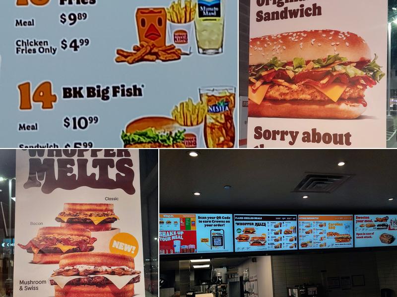 Burger King Menu