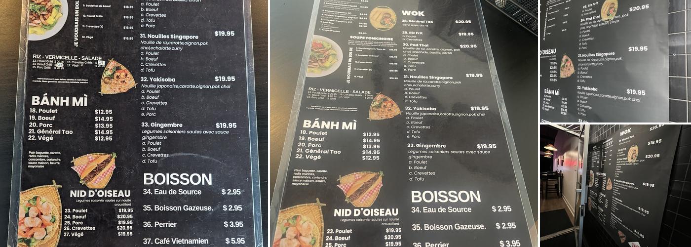 Pho Bep Cuisine Vietnamienne Menu