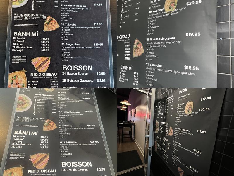 Pho Bep Cuisine Vietnamienne Menu