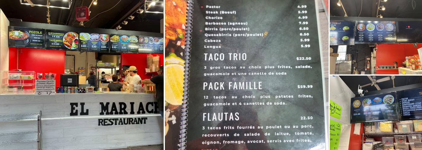 Pozoleria el mariachi - St Michel Menu