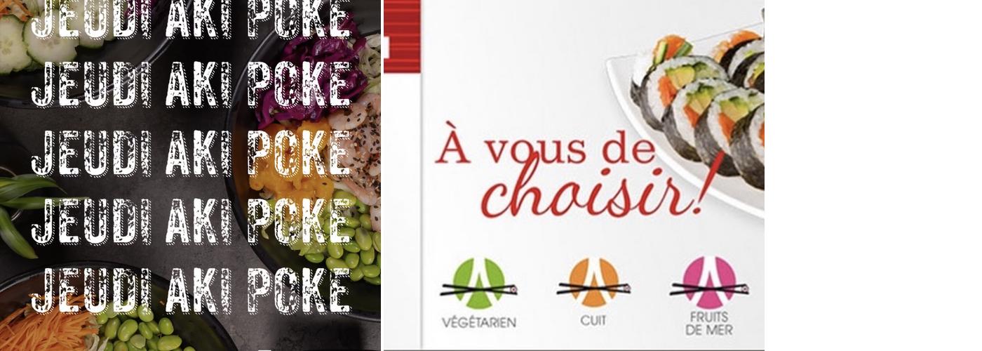 Aki Sushi Pierreville Menu