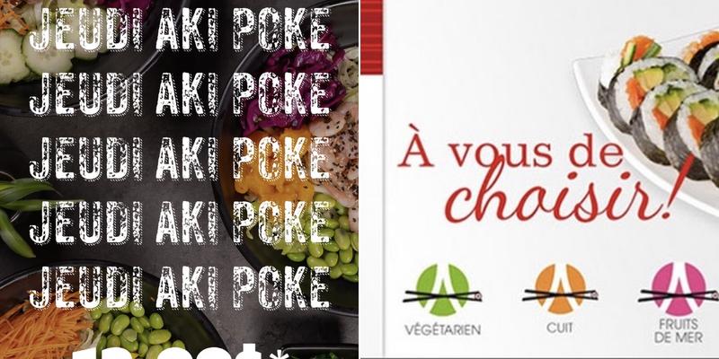 Aki Sushi Pierreville Menu
