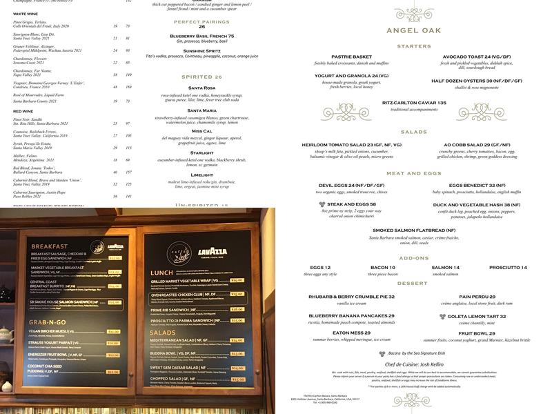Caffè Menu
