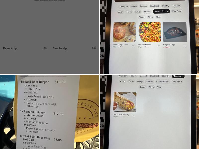 M Express Kitchen Menu