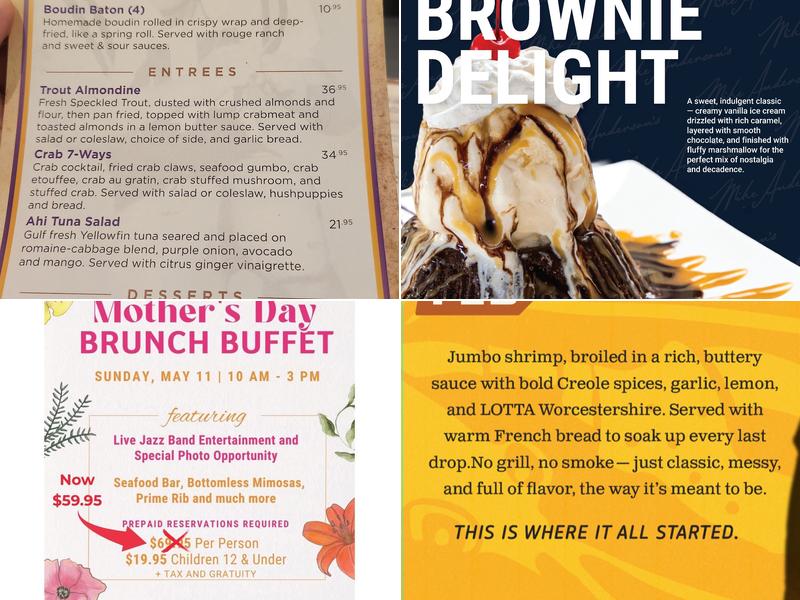 Mike Anderson's - Prairieville Menu