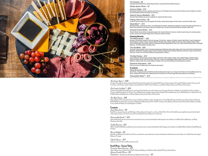 FullySTOCKED Menu