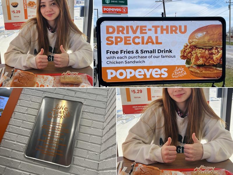 Popeyes Louisiana Kitchen Menu