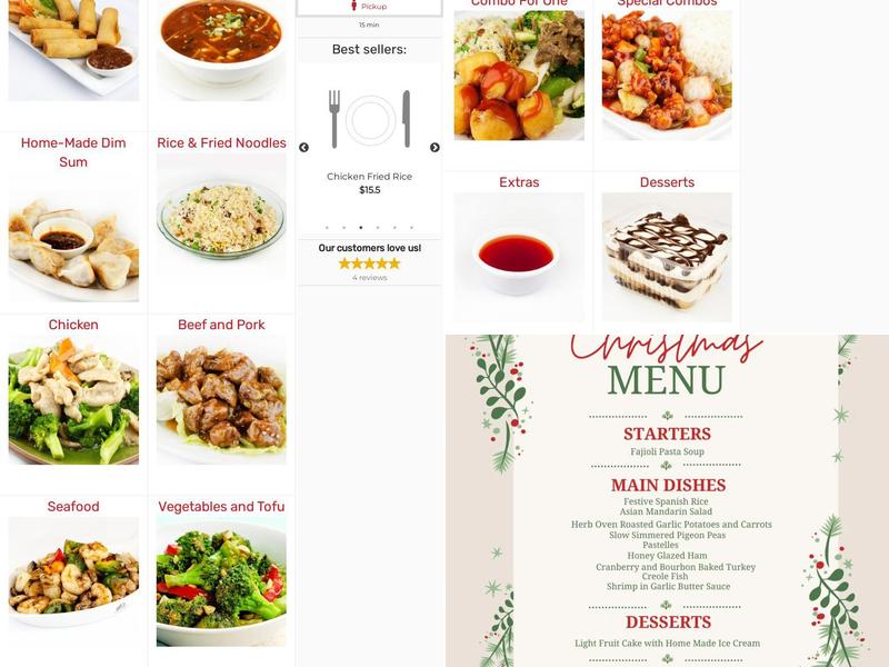 House of China Restaurant Menu