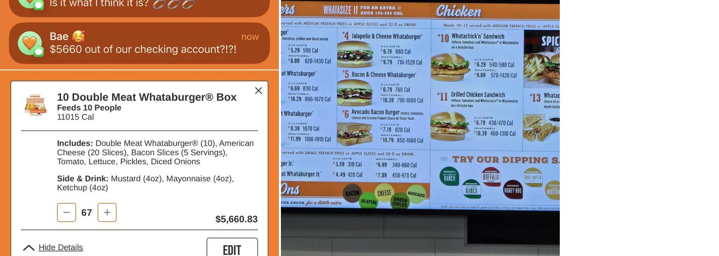 Whataburger Menu