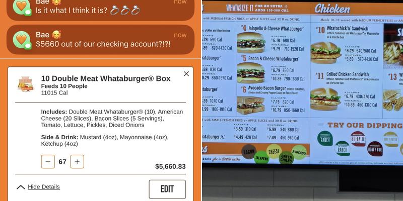 Whataburger Menu