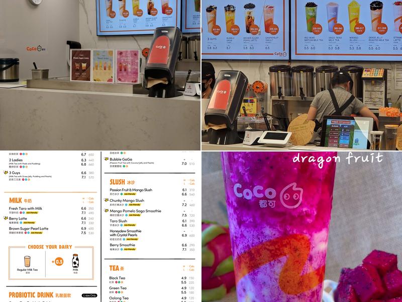 CoCo Fresh Tea & Juice Menu