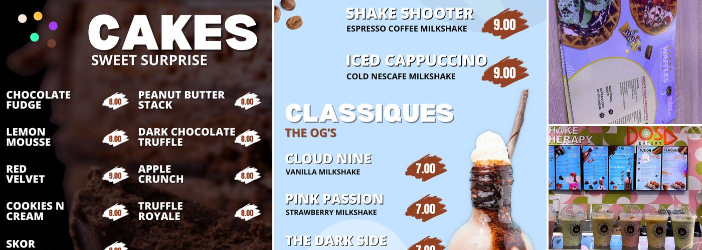 Shake Therapy Mississauga Derry Menu