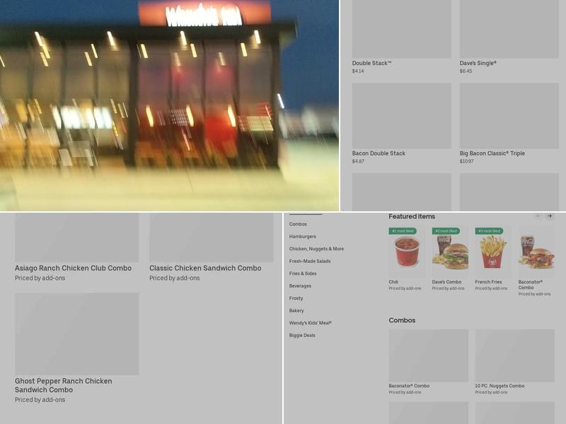 Wendy's Menu