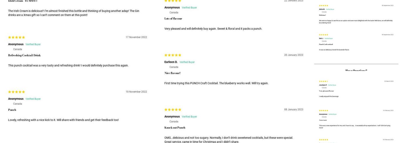 Top Shelf Distillers Menu