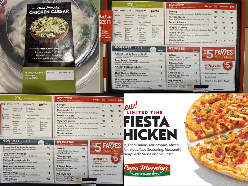 Papa Murphy's | Take 'N' Bake Pizza Menu