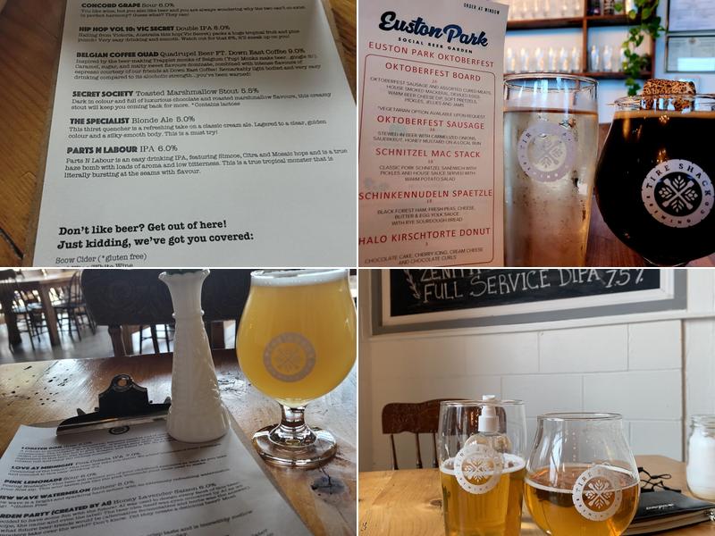 Tire Shack Brewing Co Menu