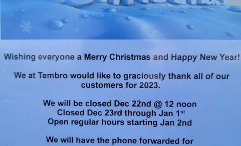 Tembro Truck & Auto Services Ltd Thunder Bay