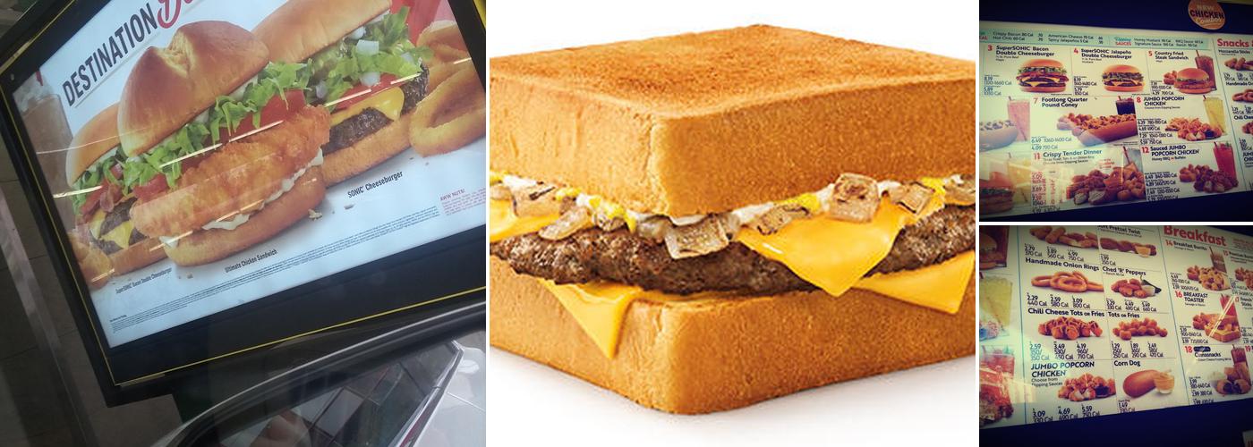 Sonic Drive-In Menu