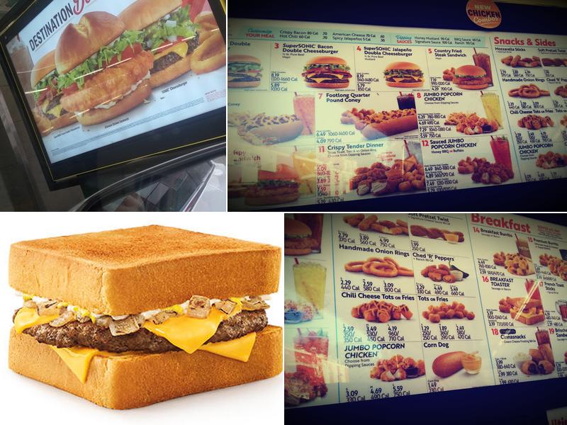 Sonic Drive-In Menu
